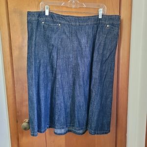 CJ Banks Denim Skirt